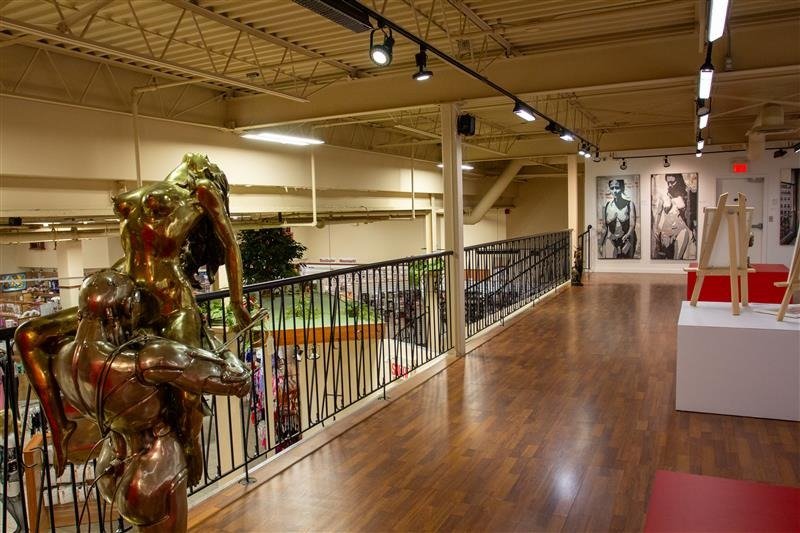 Mezzanine et galerie d’exposition